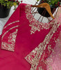 Women's Pure Simmer Silk Embroidery and Sequence Work Straight Kurta With Sharara & Dupatta Set (BLACKLUXE CRAFTS) - BLACKLUXECRAFTS