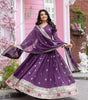 Maroon Anarkali Dress with Embroidered Dupatta | Indian Pakistani Party Wear Long Gown for Women (BLACKLUXE CRAFTS) - BLACKLUXECRAFTS
