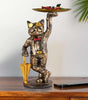 Vintage Gold Bulldog Butler Statue with Tray – Resin Dog Figurine Candy Dish & Decorative Organizer for Home Décor (BLACKLUXE CRAFTS) - BLACKLUXECRAFTS