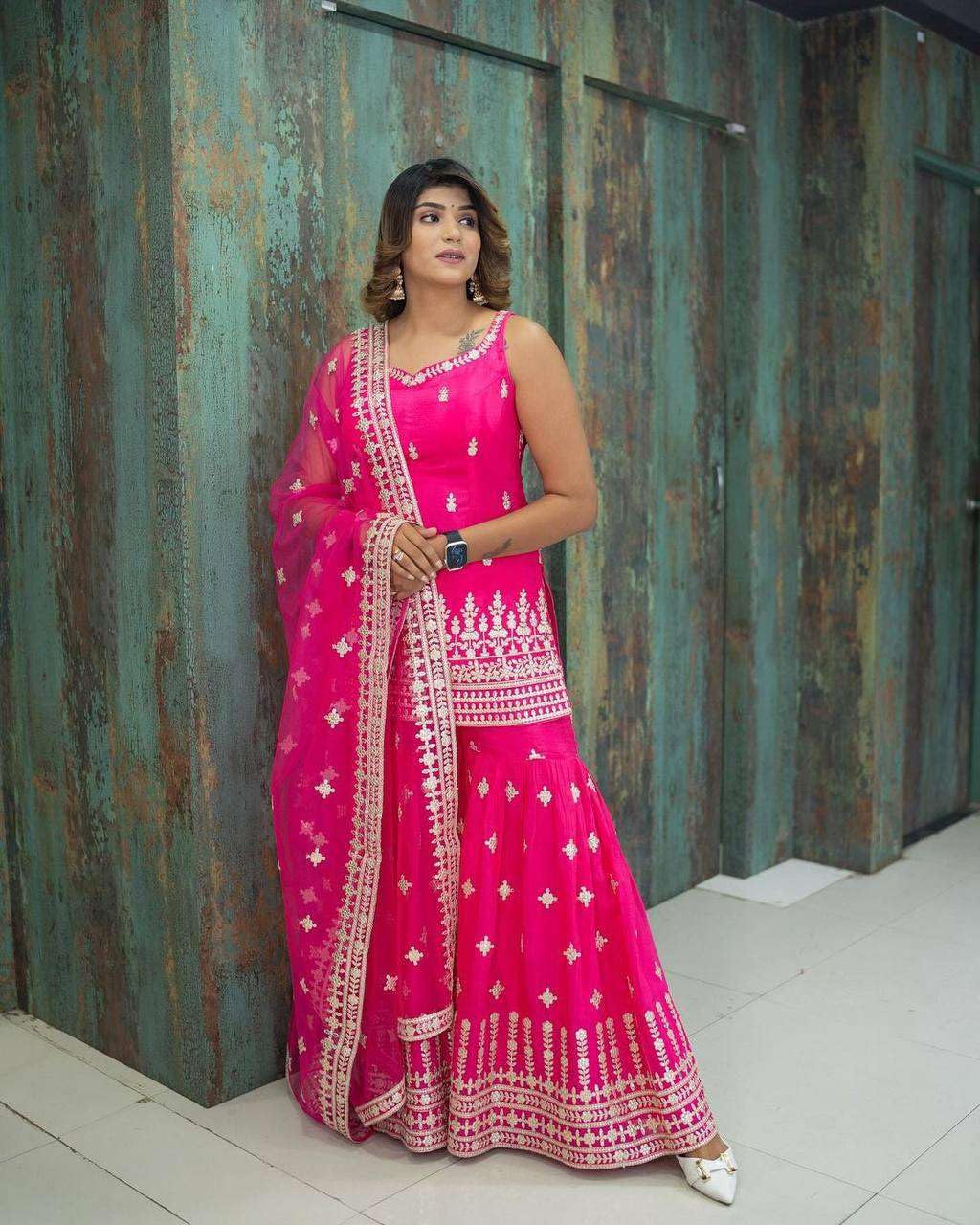 Embroidered Lehenga Suit with Dupatta – Festive Party Wear Indian Ethnic Outfit for Women (BLACKLUXE CRAFTS) - BLACKLUXECRAFTS