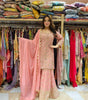 Peach Pink Embroidered Suit with Dupatta – Designer Party Wear Indian Outfit for Women
(BLACKLUXE CRAFTS) - BLACKLUXECRAFTS