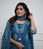 Embroidered Cotton Kurta Set with Dupatta – Elegant Indian Ethnic Wear for Women (BLACKLUXE CRAFTS) - BLACKLUXECRAFTS