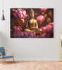 BLACKLUXE LIFESTYLE LTD Buddha Paintings For Wall Decoration With Frame Canvas Painting For Living Room Bedroom Home Office & Hotels - BLACKLUXECRAFTS
