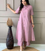Elegant Black Kurta Set with Pink Embroidery | Women’s Ethnic Outfit (BLACKLUXE CRAFTS) - BLACKLUXECRAFTS
