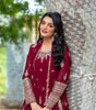 Embroidered Anarkali Suit with Dupatta – Festive Wedding Party Wear Indian Outfit for Women (BLACKLUXE CRAFTS) - BLACKLUXECRAFTS
