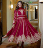 Women's Faux Georgette Embroidered Sequence Work Anarkali Kurti Gown with Net Dupatta (BLACKLUXE CRAFTS) - BLACKLUXECRAFTS