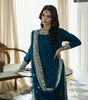 Maroon Sharara Suit with Heavy Silver Embroidery & Dupatta | Bridal & Wedding Wear (BLACKLUXE CRAFTS) - BLACKLUXECRAFTS