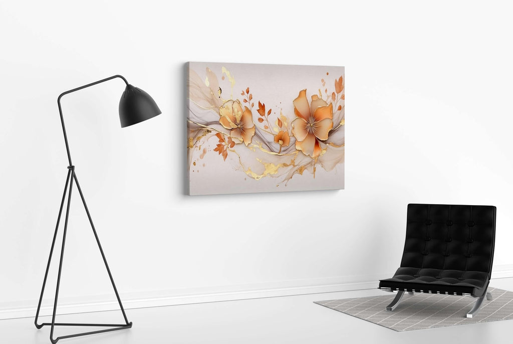 BLACKLUXE LIFESTYLE LTD Flower Paintings For Wall Decoration With Frame Canvas Painting For Living Room Bedroom Home Office & Hotels - BLACKLUXECRAFTS