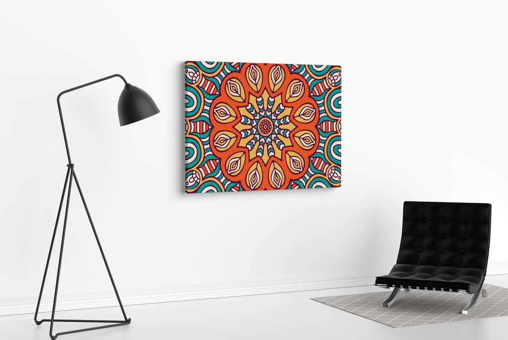 BLACKLUXE LIFESTYLE LTD Mandala Art Painting For Wall Decoration With Frame Canvas Painting For Living Room Bedroom Home Office & Hotels - BLACKLUXECRAFTS