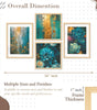 Luxury Teal & Gold Floral Wall Art Set – Modern Abstract Botanical Canvas Prints for Living Room, Bedroom & Office Décor | Handmade in India
( 36X24 Inches ) (BLACKLUXE CRAFTS) - BLACKLUXECRAFTS