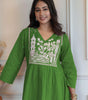 Cotton Embroidered Short Kurta Set – Handcrafted Ethnic Wear for Women with Pants (BLACKLUXE CRAFTS) - BLACKLUXECRAFTS