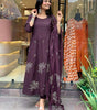 Embroidered Cotton Kurta Set with Dupatta – Elegant Party & Festive Wear for Women (BLACKLUXE CRAFTS) - BLACKLUXECRAFTS