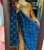 Women's Chinnon Silk Embroidered Straight Kurti with Pant & Dupatta Set (BLACKLUXE CRAFTS) - BLACKLUXECRAFTS