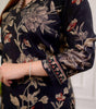 Black Floral Printed Kurta Set with Dupatta – Women’s Ethnic Suit for Festive & Casual Wear (BLACKLUXE CRAFTS) - BLACKLUXECRAFTS