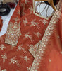 Women's Simmer Silk Embroidered Straight Kurta with Sharara & Dupatta Set (BLACKLUXE CRAFTS) - BLACKLUXECRAFTS