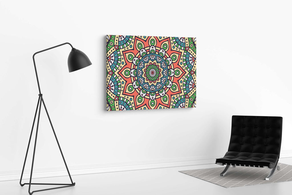 BLACKLUXE LIFESTYLE LTD Mandala Art Painting For Wall Decoration With Frame Canvas Painting For Living Room Bedroom Home Office & Hotels - BLACKLUXECRAFTS