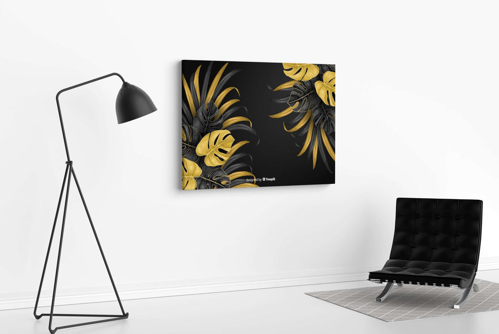 BLACKLUXE LIFESTYLE LTD Flower Paintings For Wall Decoration With Frame Canvas Painting For Living Room Bedroom Home Office & Hotels - BLACKLUXECRAFTS