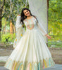 Anarkali Gown with Multicolor Embroidery | Designer Indian Party & Wedding Wear Dress (BLACKLUXE CRAFTS) - BLACKLUXECRAFTS