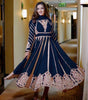 Women's Faux Georgette Embroidered Sequence Work Anarkali Kurti Gown with Net Dupatta (BLACKLUXE CRAFTS) - BLACKLUXECRAFTS