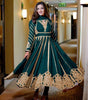 Women's Faux Georgette Embroidered Sequence Work Anarkali Kurti Gown with Net Dupatta (BLACKLUXE CRAFTS) - BLACKLUXECRAFTS