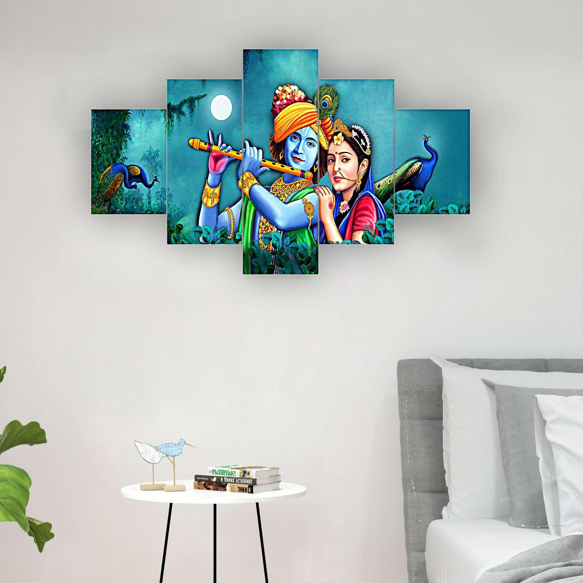 BLACKLUXE LIFESTYLE LTD Set of Five MDF Framed 3D Wall Painting for Home Decoration, Big Size Painting for Living Room, Bedroom (17x30 inches) WE 12 - BLACKLUXECRAFTS