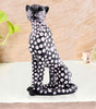 Handmade Black Panther Figurine with White Polka Dots – Modern Resin Leopard Statue for Luxury Home Décor (BLACKLUXE CRAFTS) - BLACKLUXECRAFTS