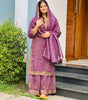 Organza Sharara Suit with Zari Embroidery & Lace Dupatta | Festive & Wedding Wear
(BLACKLUXE CRAFTS) - BLACKLUXECRAFTS