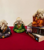Three Wise Buddha Monk Figurines – See No Evil, Hear No Evil, Speak No Evil Statues for Home, Office & Spiritual Decor (BLACKLUXE CRAFTS) - BLACKLUXECRAFTS