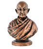 Handmade Mahatma Gandhi Bust Statue | Indian Brass Finish Figurine | Inspirational Freedom Leader Idol for Home Office & Collectible Gift (BLACKLUXE CRAFTS) - BLACKLUXECRAFTS