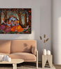 BLACKLUXE LIFESTYLE LTD Radha Krishna Paintings For Wall Decoration With Frame Canvas Painting For Living Room Bedroom Home Office & Hotels - BLACKLUXECRAFTS