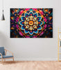 BLACKLUXE LIFESTYLE LTD Mandala Art Painting For Wall Decoration With Frame Canvas Painting For Living Room Bedroom Home Office & Hotels - BLACKLUXECRAFTS