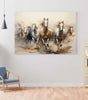 BLACKLUXE LIFESTYLE LTD Seven Horse Painting For Wall Decoration With Frame Canvas Painting For Living Room Bedroom Home Office & Hotels - BLACKLUXECRAFTS