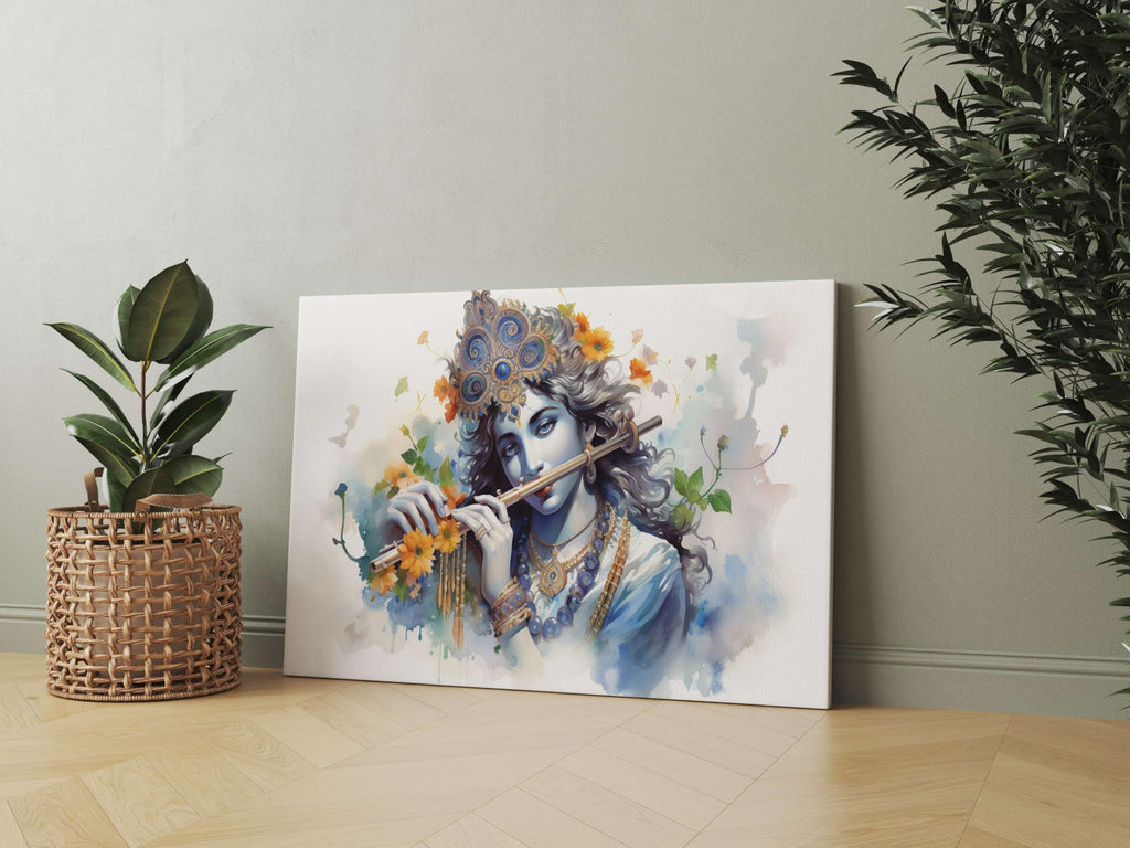 BLACKLUXE LIFESTYLE LTD Radha Krishna Paintings For Wall Decoration With Frame Canvas Painting For Living Room Bedroom Home Office & Hotels - BLACKLUXECRAFTS