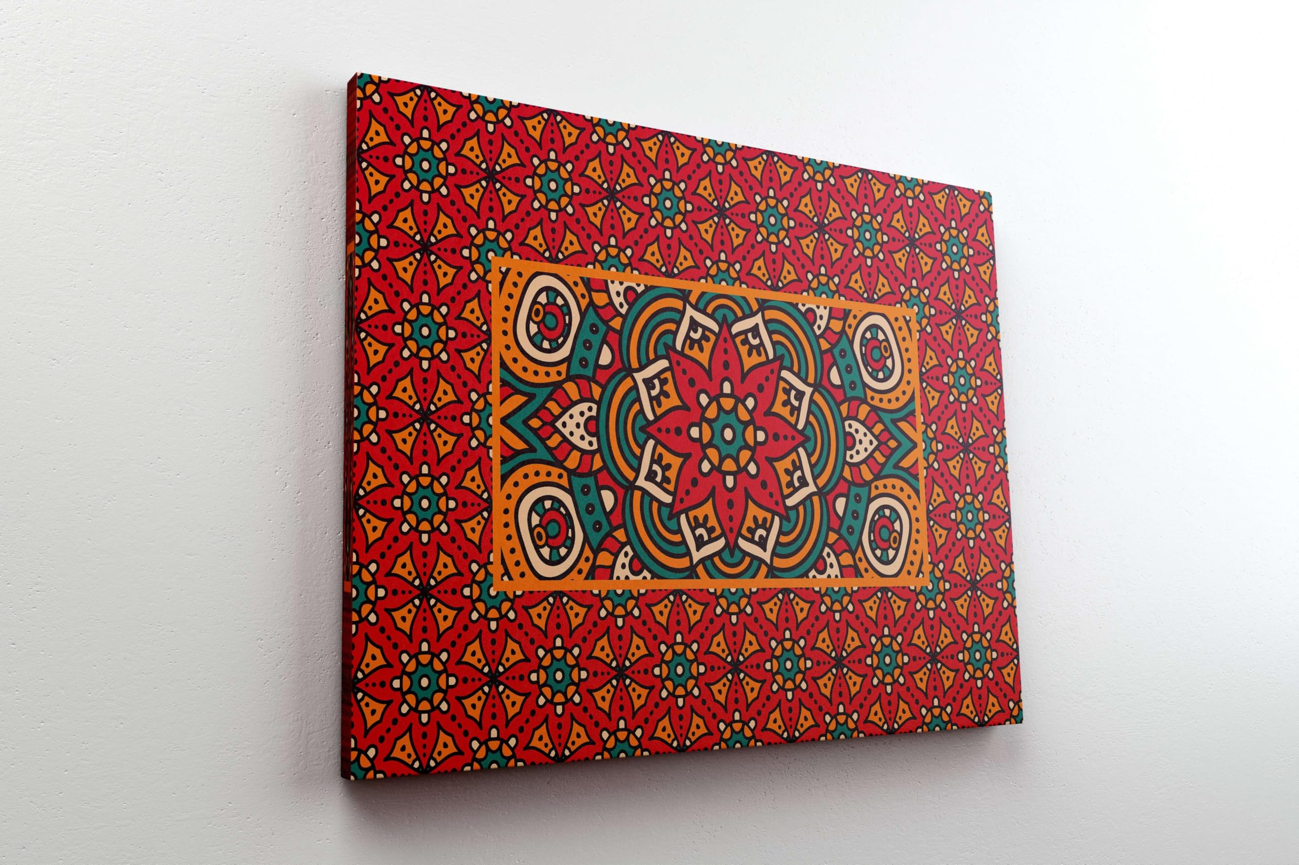 BLACKLUXE LIFESTYLE LTD Mandala Art Painting For Wall Decoration With Frame Canvas Painting For Living Room Bedroom Home Office & Hotels - BLACKLUXECRAFTS