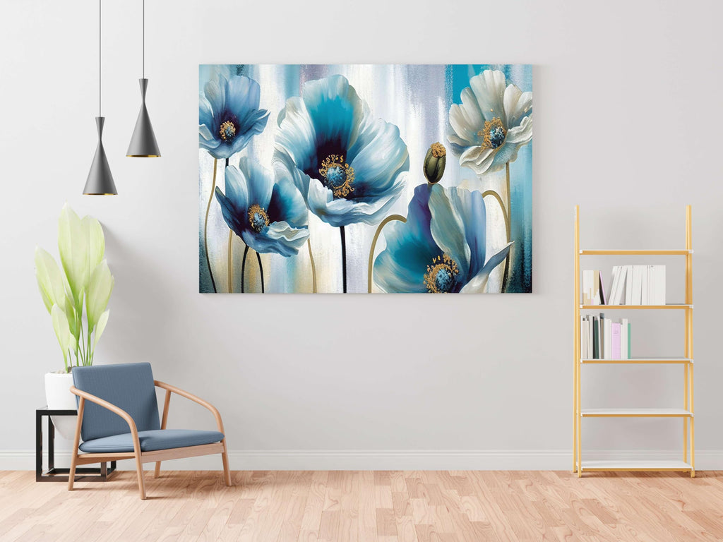 BLACKLUXE LIFESTYLE LTD Flower Paintings For Wall Decoration With Frame Canvas Painting For Living Room Bedroom Home Office & Hotels - BLACKLUXECRAFTS