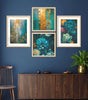 Luxury Teal & Gold Floral Wall Art Set – Modern Abstract Botanical Canvas Prints for Living Room, Bedroom & Office Décor | Handmade in India
( 36X24 Inches ) (BLACKLUXE CRAFTS) - BLACKLUXECRAFTS