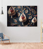 BLACKLUXE LIFESTYLE LTD Flower Paintings For Wall Decoration With Frame Canvas Painting For Living Room Bedroom Home Office & Hotels - BLACKLUXECRAFTS