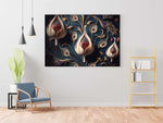 BLACKLUXE LIFESTYLE LTD Flower Paintings For Wall Decoration With Frame Canvas Painting For Living Room Bedroom Home Office & Hotels - BLACKLUXECRAFTS