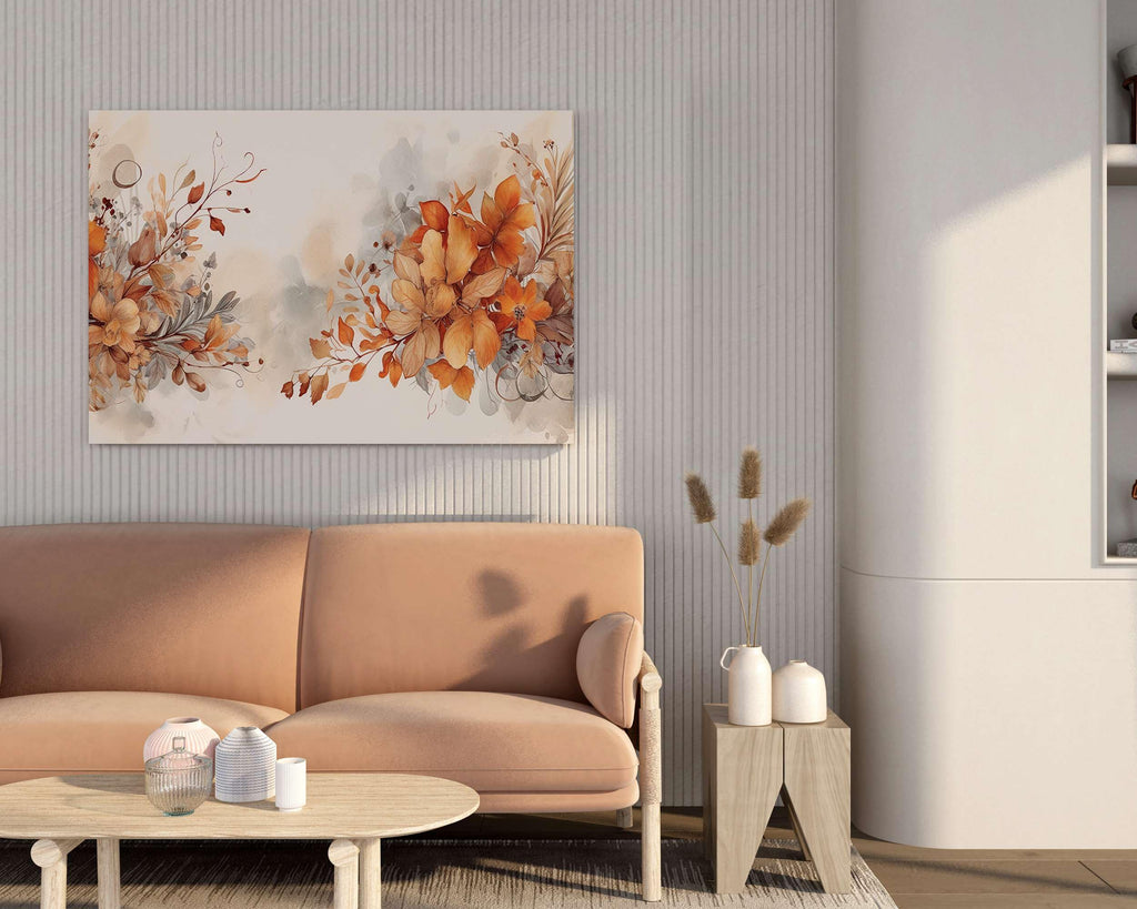 BLACKLUXE LIFESTYLE LTD Flower Paintings For Wall Decoration With Frame Canvas Painting For Living Room Bedroom Home Office & Hotels - BLACKLUXECRAFTS