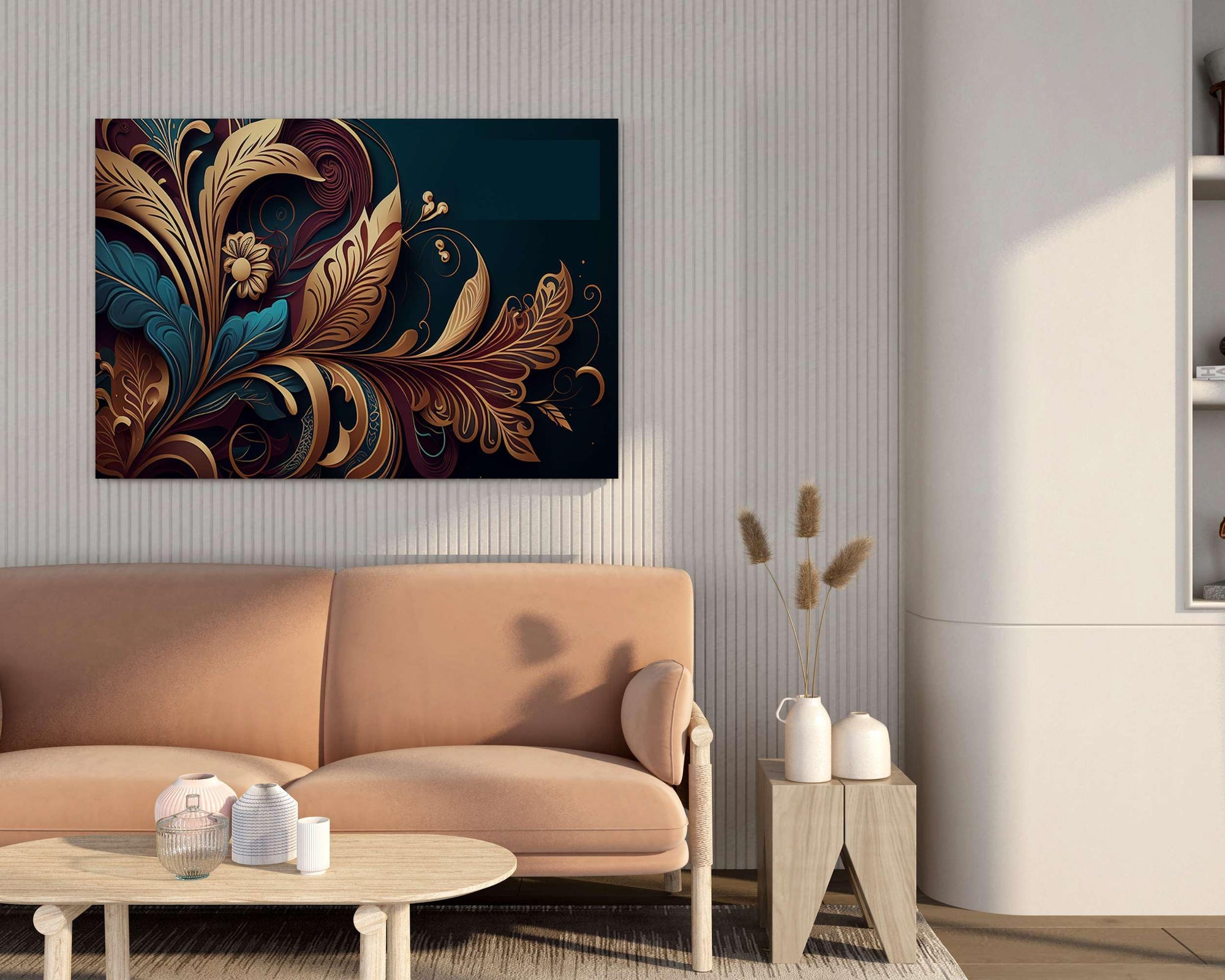 BLACKLUXE LIFESTYLE LTD Flower Paintings For Wall Decoration With Frame Canvas Painting For Living Room Bedroom Home Office & Hotels - BLACKLUXECRAFTS