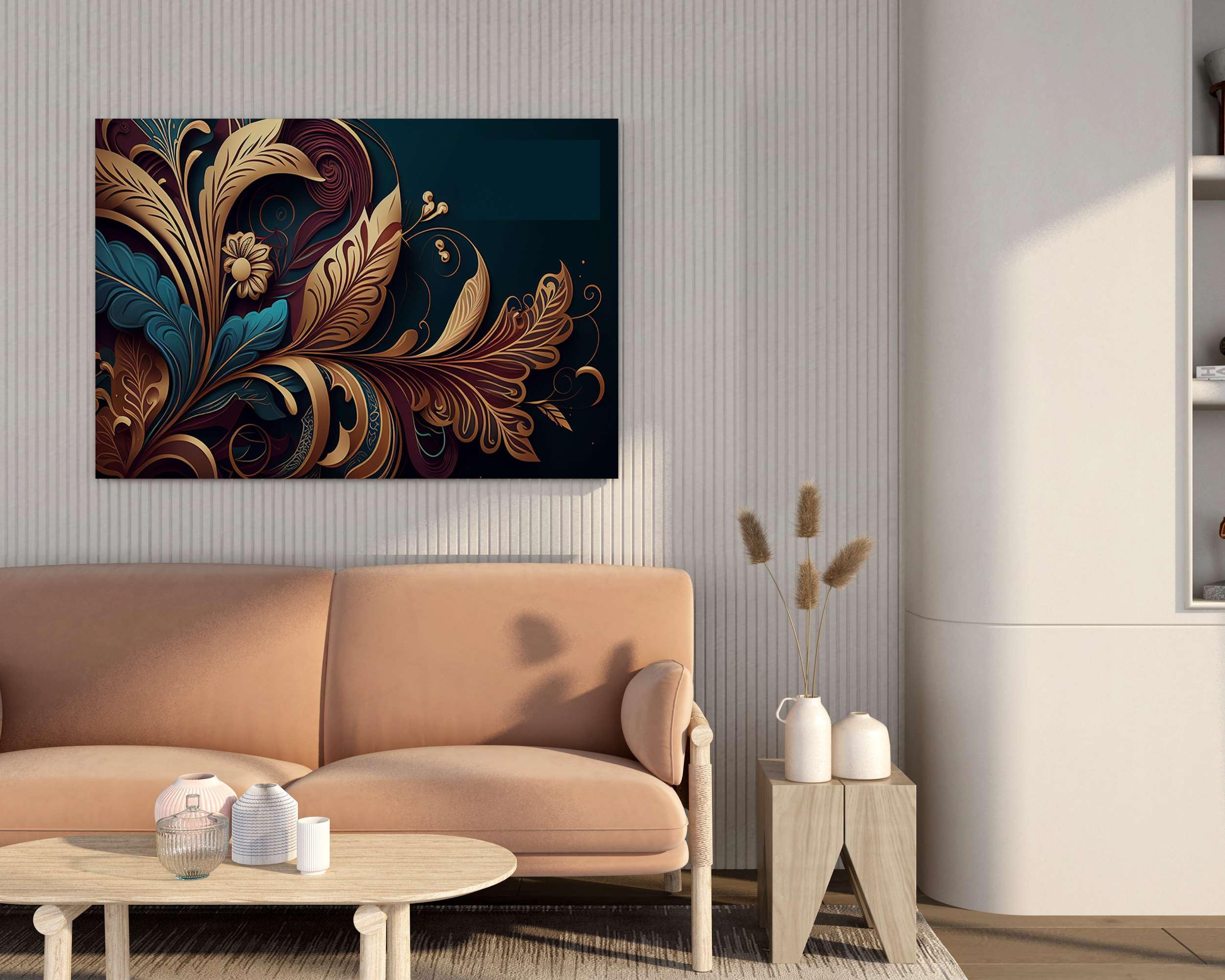 BLACKLUXE LIFESTYLE LTD Flower Paintings For Wall Decoration With Frame Canvas Painting For Living Room Bedroom Home Office & Hotels - BLACKLUXECRAFTS