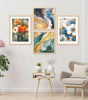 Floral & Abstract Wall Art Prints – Modern Blue Gold Canvas Painting Set for Living Room, Bedroom & Office Décor | Handmade Wall Art from India
( 36X24 Inches ) (BLACKLUXE CRAFTS) - BLACKLUXECRAFTS