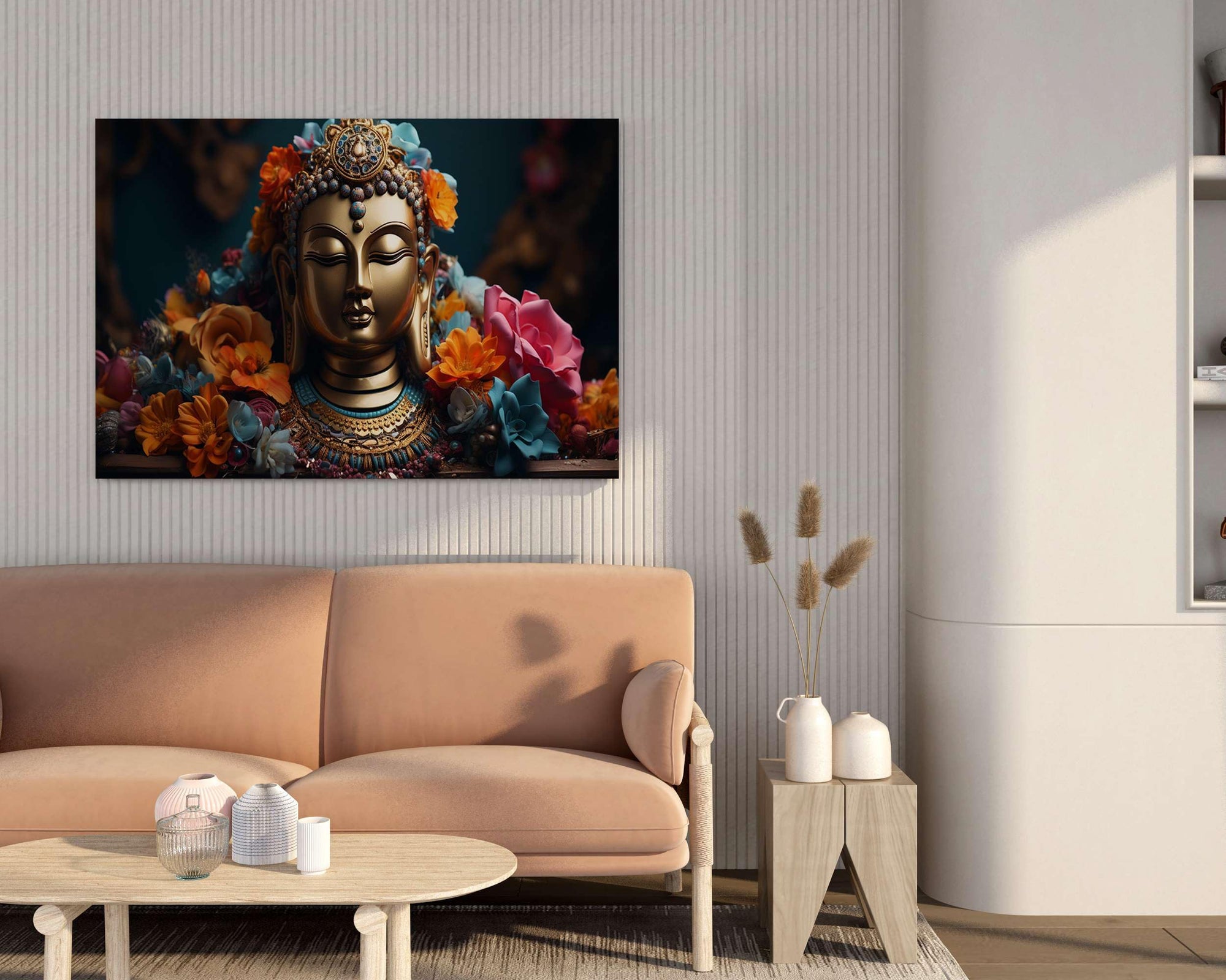 BLACKLUXE LIFESTYLE LTD Buddha Paintings For Wall Decoration With Frame Canvas Painting For Living Room Bedroom Home Office & Hotels - BLACKLUXECRAFTS