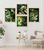 Botanical Wall Art Set of 4 | Nature & Floral Canvas Prints with Green Leaves, Flowers & Landscape | Modern Framed Artwork for Living Room, Bedroom & Office Decor ( 36X24 Inches ) (BLACKLUXE CRAFTS) - BLACKLUXECRAFTS