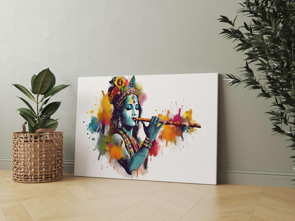 BLACKLUXE LIFESTYLE LTD Radha Krishna Paintings For Wall Decoration With Frame Canvas Painting For Living Room Bedroom Home Office & Hotels - BLACKLUXECRAFTS