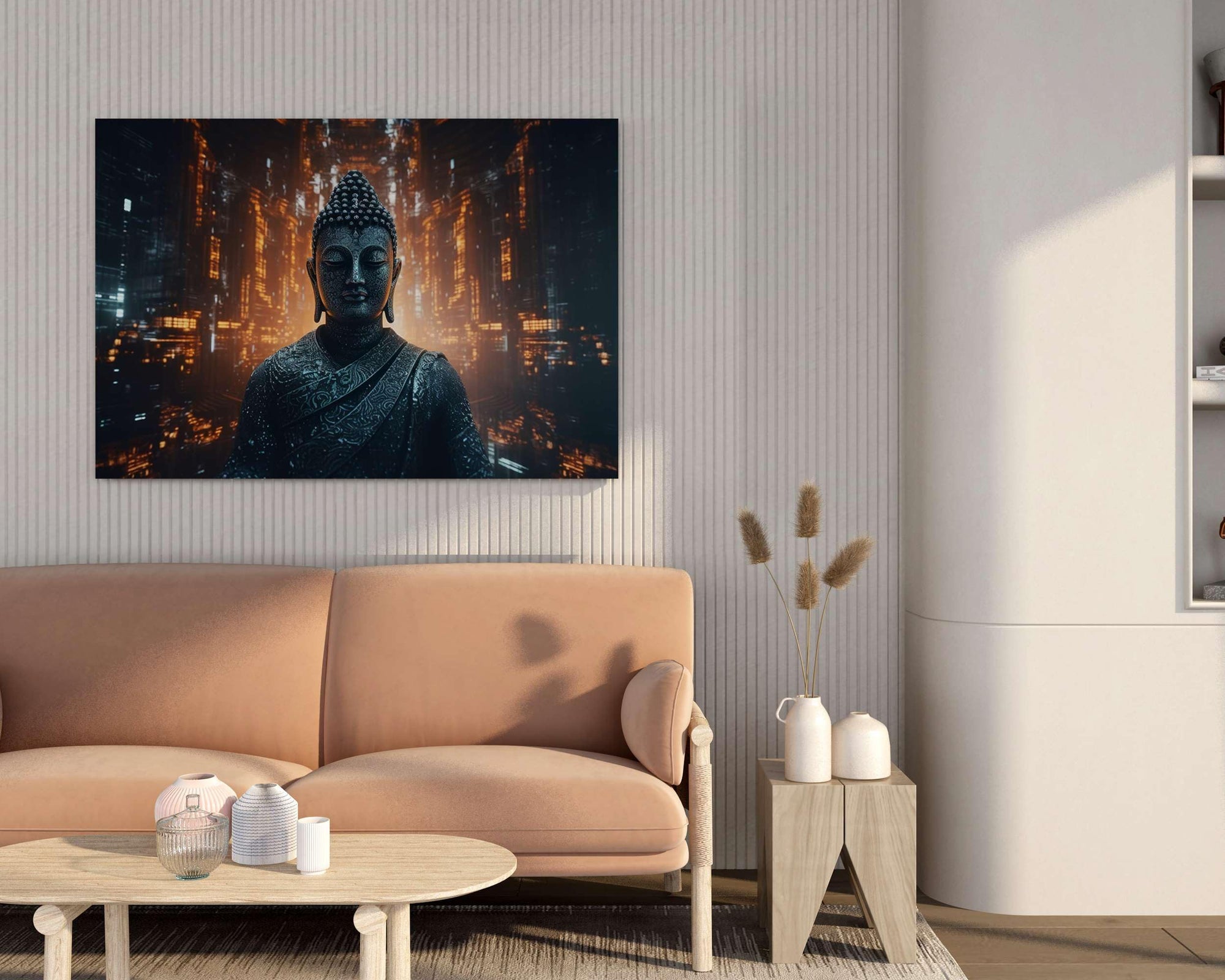 BLACKLUXE LIFESTYLE LTD Buddha Paintings For Wall Decoration With Frame Canvas Painting For Living Room Bedroom Home Office & Hotels - BLACKLUXECRAFTS