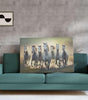 BLACKLUXE LIFESTYLE LTD Seven Horse Painting For Wall Decoration With Frame Canvas Painting For Living Room Bedroom Home Office & Hotels - BLACKLUXECRAFTS