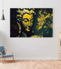 BLACKLUXE LIFESTYLE LTD Buddha Paintings For Wall Decoration With Frame Canvas Painting For Living Room Bedroom Home Office & Hotels - BLACKLUXECRAFTS