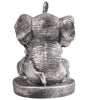Silver Elephant Drummer Figurine – Handcrafted Resin Elephant Playing Drum Statue for Home Décor & Spiritual Gift (BLACKLUXE CRAFTS) - BLACKLUXECRAFTS