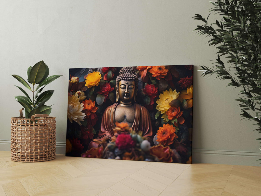 BLACKLUXE LIFESTYLE LTD Buddha Paintings For Wall Decoration With Frame Canvas Painting For Living Room Bedroom Home Office & Hotels - BLACKLUXECRAFTS